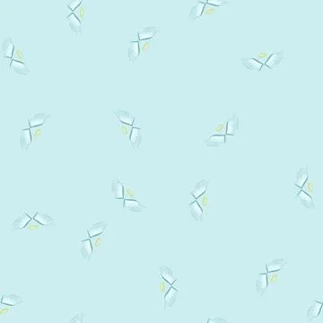 Seamless pattern logo wing angel cartoon vector 스톡 일러스트
