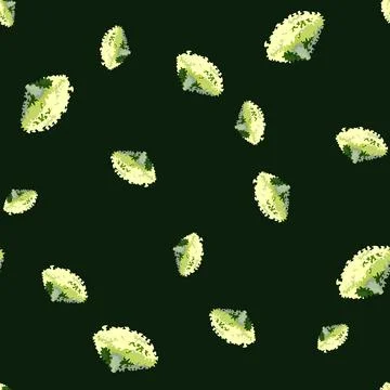 Seamless pattern lola rosa salad on sdark green background. Simple ornament w Stock Illustration