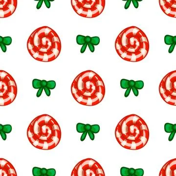Seamless pattern with lollipop Stock Illustration