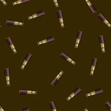 Seamless pattern look spyglass search cartoon vector Illustrazione stock