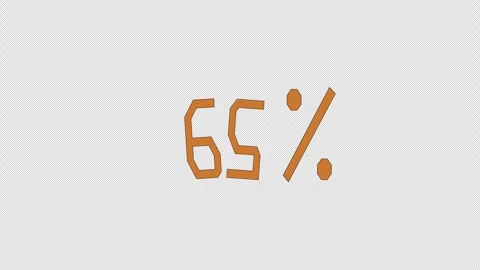 Seamless Pattern Loop Modern Graphic animation 95 Percent Promotion Element Stock Footage 319387698