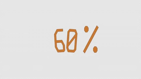 Seamless Pattern Loop Modern Graphic animation 90 Percent Promotion Element Stock Footage 319387700