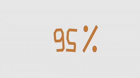 Seamless Pattern Loop Modern Graphic animation 65 Percent Promotion Element Stock Footage 319387979