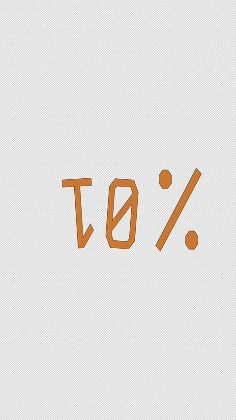 Seamless Pattern Loop Modern Graphic animation 10 Percent Promotion Element Stock Footage 319389166