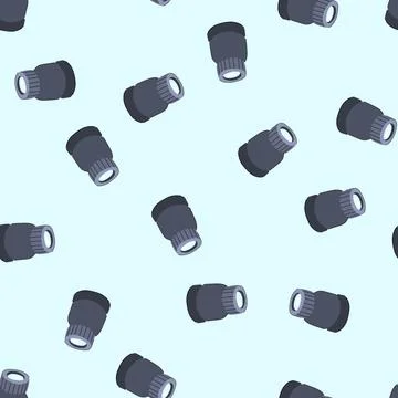 Seamless pattern loupe providing close examination magnifying small details 库存插图