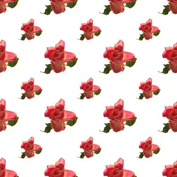 Seamless pattern, lovely romantic background, banners. Stock Photos