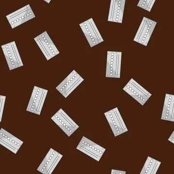 Seamless pattern Loyalty card representing customer rewards program イラスト素材