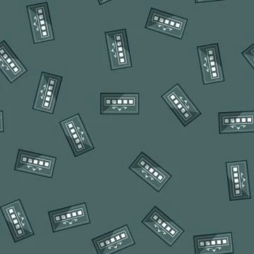Seamless pattern Loyalty card showing progress and reward program イラスト素材