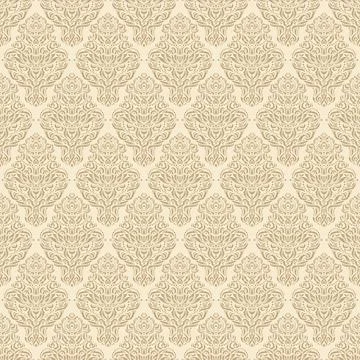 Seamless pattern with luxurious floral ornaments.  Stock Illustration