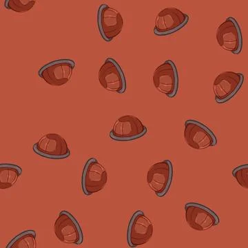 Seamless pattern machine capsule coffee cartoon vector Stock Illustration