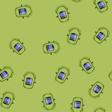Seamless pattern machine helmet welding cartoon vector Stockillustratie