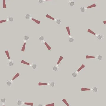Seamless pattern machine portafilter coffee cartoon vector Stockillustratie