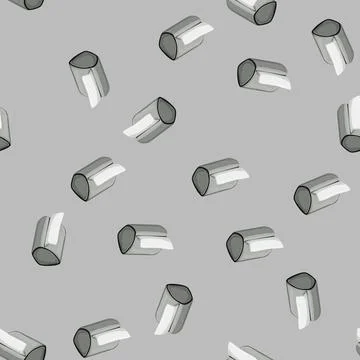Seamless pattern machine printer paper cartoon vector Stockillustratie
