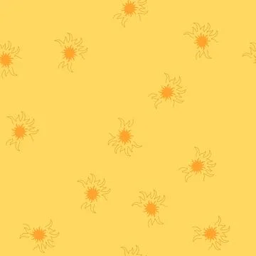 Seamless pattern macrame boho sun cartoon vector Illustrazione stock