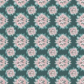 Seamless pattern with macro colors in water drops. Square frame, tinted Stock Photos