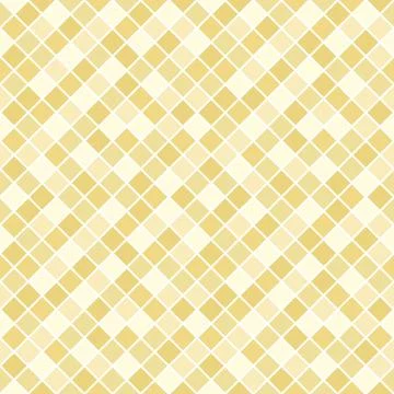 Seamless pattern made of beige rhombuses with white lining Stock Illustration