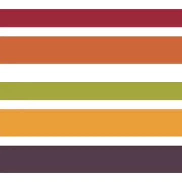 Seamless pattern made of colorful horizontal lines Stock Illustration