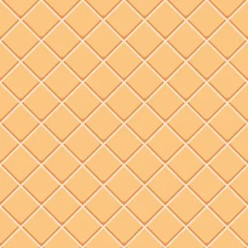 Seamless pattern made from cookies, waffles. Stock Illustration