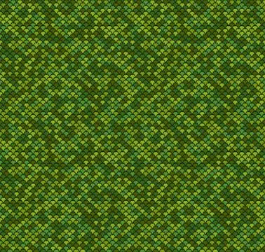 Seamless pattern made of overlay hexagons in shades of green Stock Illustration