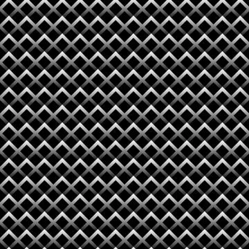 Seamless pattern made of squares with gradient fills. Black and white vector  스톡 일러스트