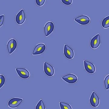 Seamless pattern Magic shield protecting digital security gaming icon Illustrazione stock