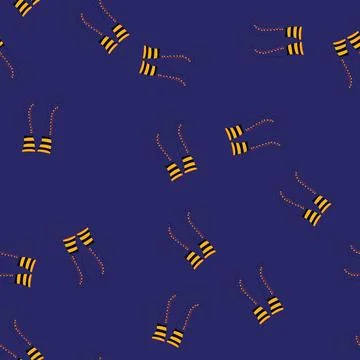 Seamless pattern magic witch legs cartoon vector Stock Illustration