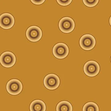 Seamless pattern maintenance sink drain cartoon vector Stockillustratie