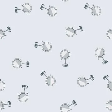 Seamless pattern makeup table mirror cartoon vector イラスト素材