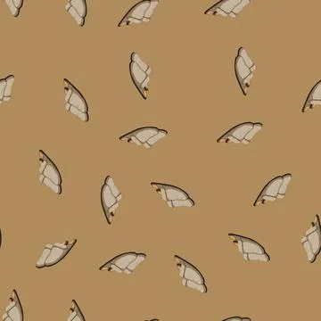 Seamless pattern male man slippers cartoon vector Stock Illustration
