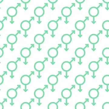 Seamless pattern man gender sign Gay homosexuality Stock Illustration