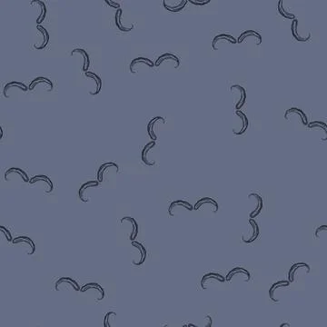 Seamless pattern man moustaches cartoon vector Stock-Illustration