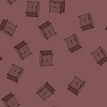 Seamless pattern management file cabinet cartoon vector Stock Illustration