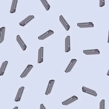 Seamless pattern management network switch cartoon vector イラスト素材