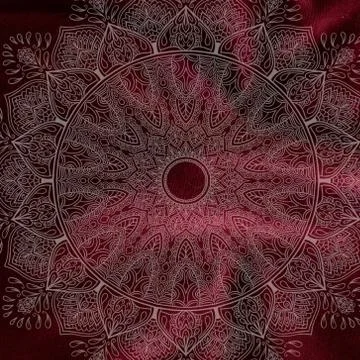 Seamless pattern with mandala element. Vintage decorative elements.  Islam, A Stock Photos