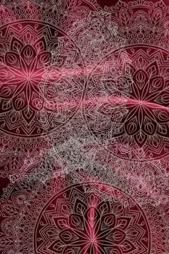 Seamless pattern with mandala element. Vintage decorative elements.  Islam, A Stock Photos