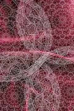 Seamless pattern with mandala element. Vintage decorative elements.  Islam, A Stock Photos