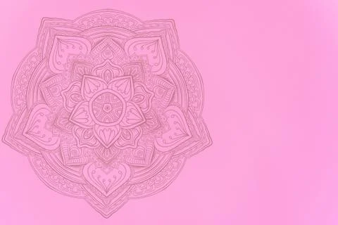 Seamless pattern with mandala element. Vintage decorative elements.  Islam, A Stock Photos