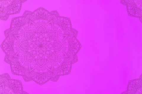 Seamless pattern with mandala element. Vintage decorative elements.  Islam, A Stock Photos