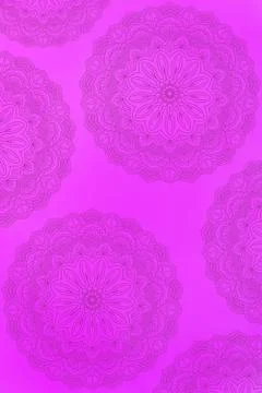 Seamless pattern with mandala element. Vintage decorative elements.  Islam, A Stock Photos