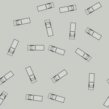 Seamless pattern manual wall soap dispenser cartoon vector Stock Illustration