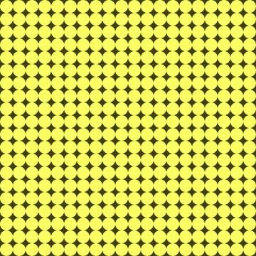 Seamless pattern with many little yellow circles Stock-Illustration