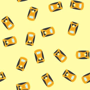 Seamless pattern mapping gps beacon cartoon vector Stock Illustration