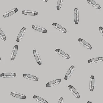 Seamless pattern marble stone platform cartoon vector 库存插图
