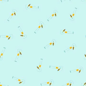 Seamless pattern marijuana bong cannabis cartoon vector Stock Illustration