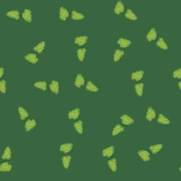 Seamless pattern marijuana weed bud cartoon vector Stock Illustration
