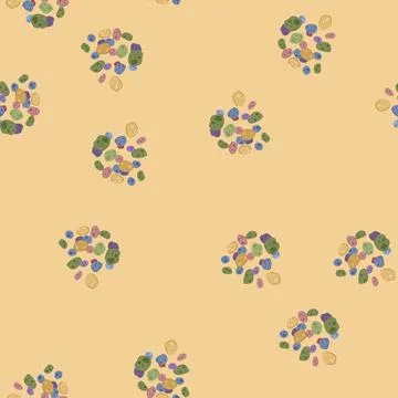 Seamless pattern marine aquarium stone cartoon vector 库存插图