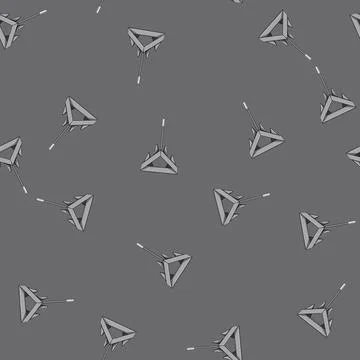 Seamless pattern marine boat anchor cartoon vector Stock Illustration