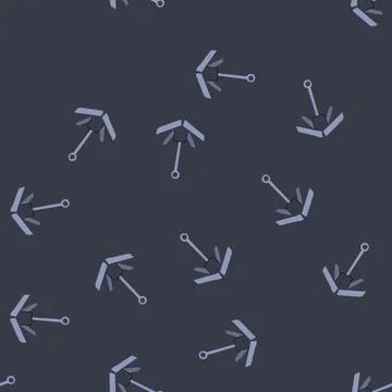 Seamless pattern marine boat anchor cartoon vector 스톡 일러스트