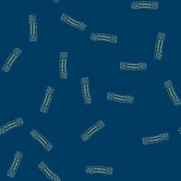 Seamless pattern marine cord rope cartoon vector Illustrazione stock