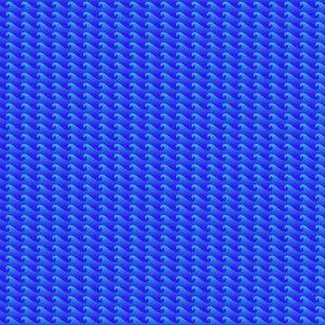 Seamless pattern with Marine Waves. Vector illustration. Illustrazione stock